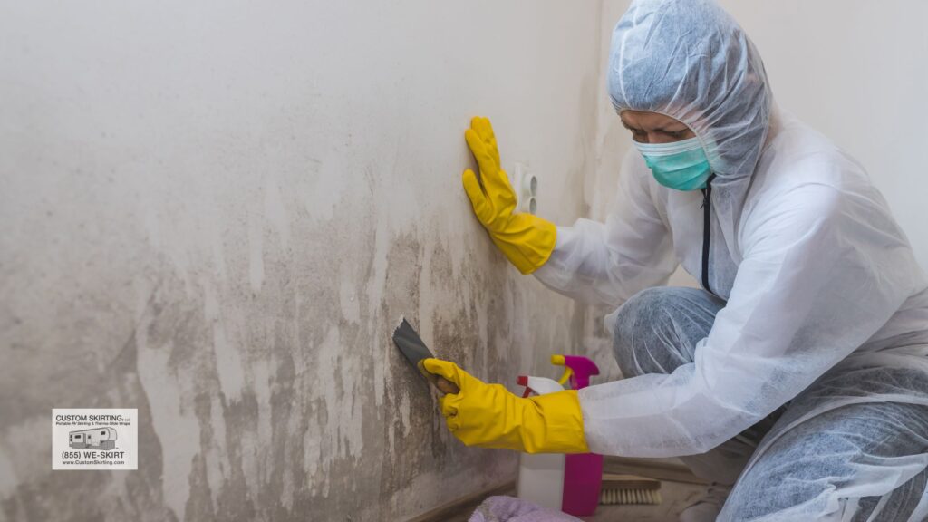 mold in camper walls