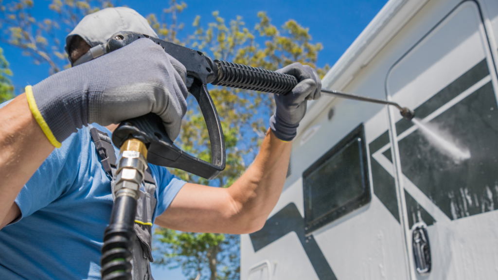 How to wash an RV?