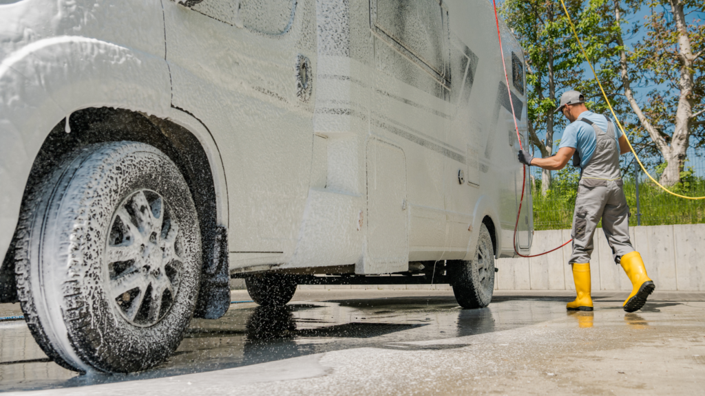 The best way to wash an RV