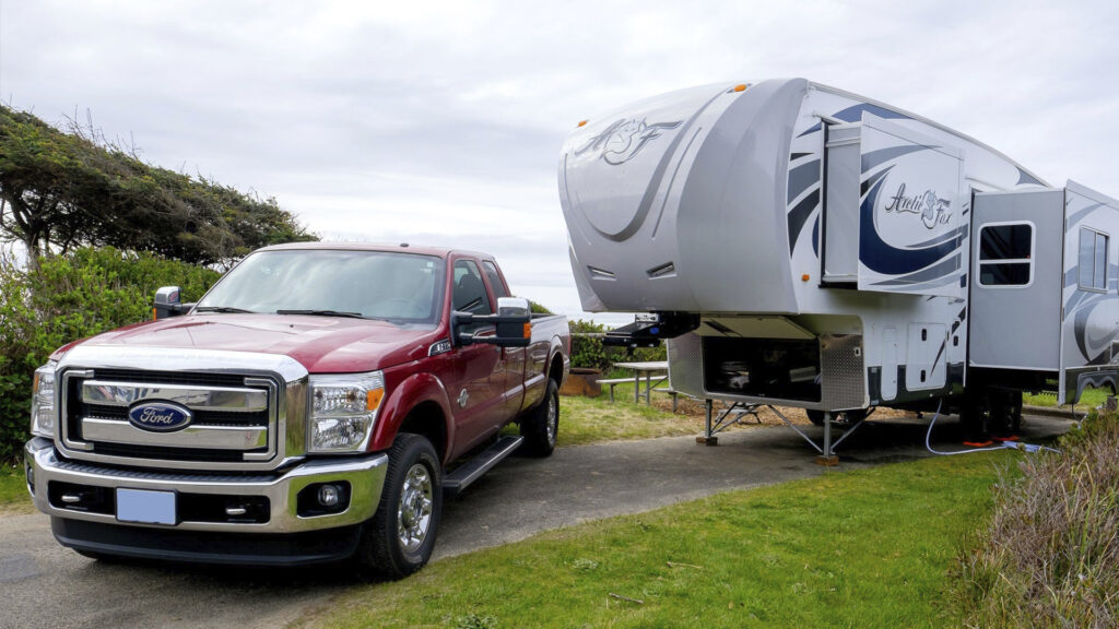 how to back up a camper