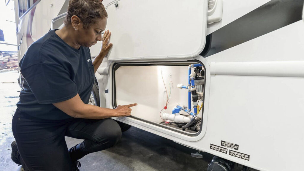 how to fill fresh water tank on rv