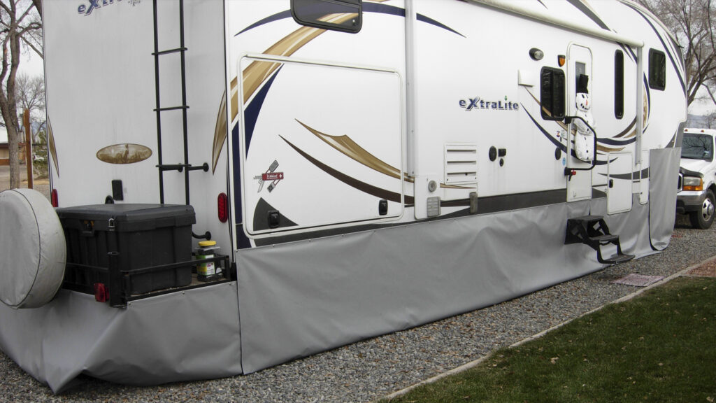 rv weather skirting